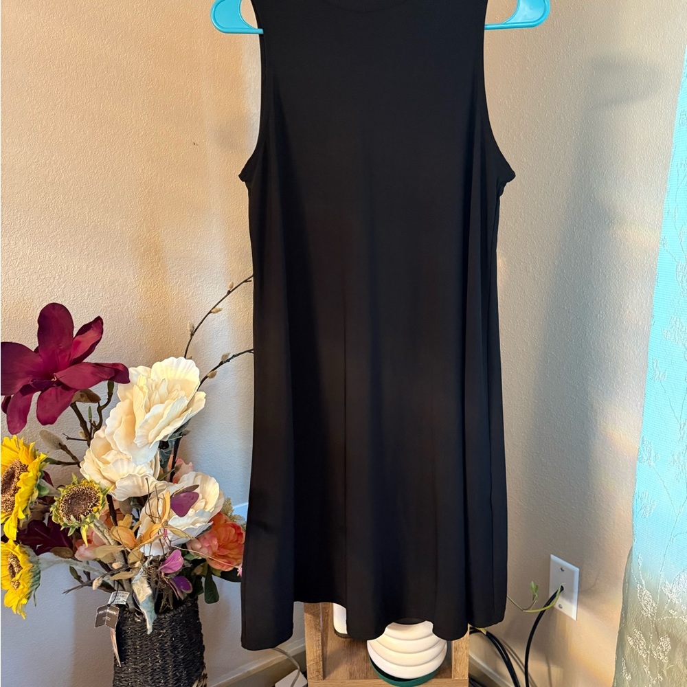 Elegant Black Sleeveless Dress